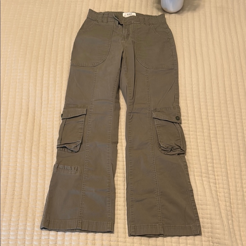 Cotton On Olive Straight Leg Pants
